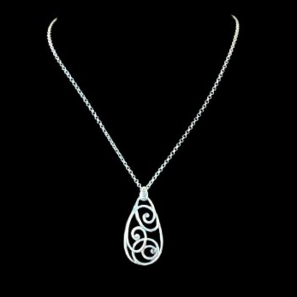 Brighton RETIRED ‘Rock N Scroll’ Pendant Necklace - LNC - Picture 2 of 6